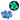 Glow in the Dark Supernova RPG Dice Set