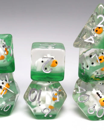 Grazing Cow RPG Dice Set