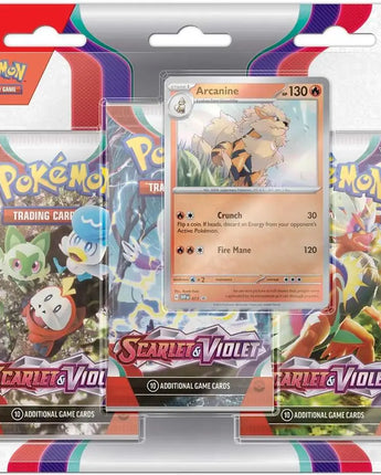 Scarlet & Violet 3 Pack Blister