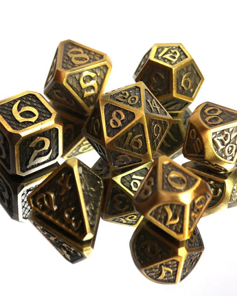Drakona Eldric Electrum - 7pc RPG Set