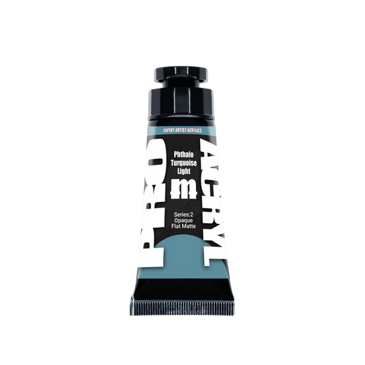 Pro Acryl Expert Acrylic Paints - Phthalo Turquoise Light