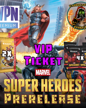 Marvel Super Heroes Prerelease VIP Ticket (All Events)