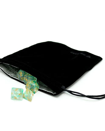 Velvet Dice Bag - Medium - black