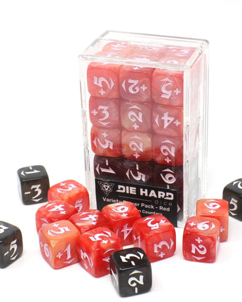 Mtg Spindown Counters Variety Pack - Red / Black