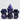 Cat's Eye Purple - Gemstone Engraved with Silver RPG Dice Set