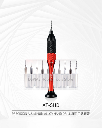 DSPIAE Precision Aluminum Alloy Hand Drill Set