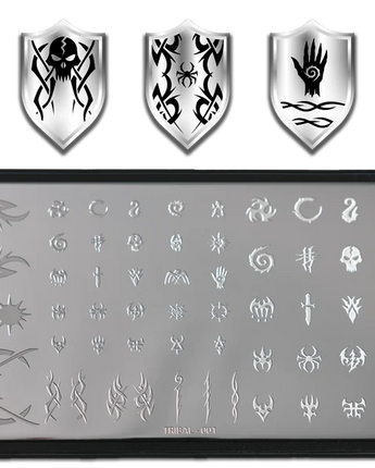Classic Stampin' Plates - Tribal 001