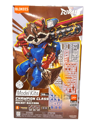Marvel Rivals Rocket Raccoon Champion Class CC08 Blokees Model Kit