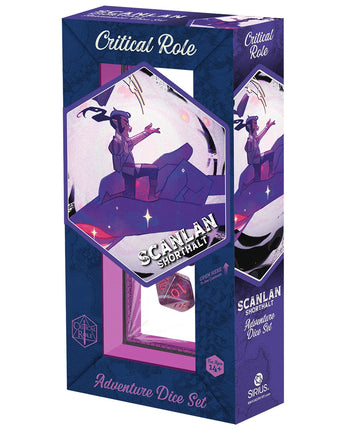 Vox Machina Adventure Dice - Scanlan Shorthalt