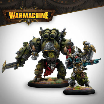 Warmachine Southern Kriels Kithguard Journeyman & Ramhead