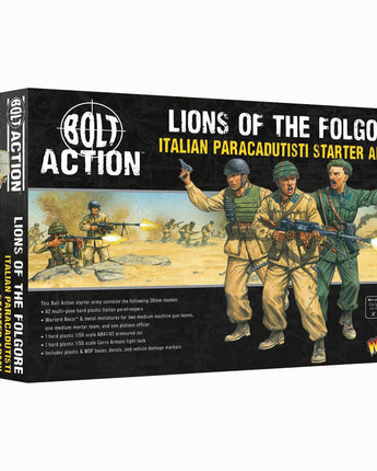 Bolt Action Lions of the Folgore: Italian Paracadutisti Starter Army