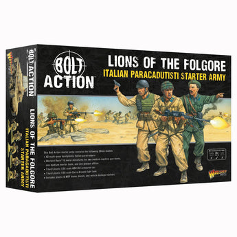 Bolt Action Lions of the Folgore: Italian Paracadutisti Starter Army
