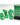 Chessex Dice: Translucent 16mm D6 (12) - Green/White