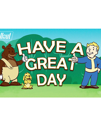 Fallout Playmat - Vault Boy Have a Great Day