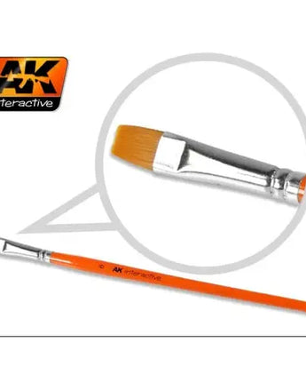 AKI Flat Brush: Synthetic No. 6
