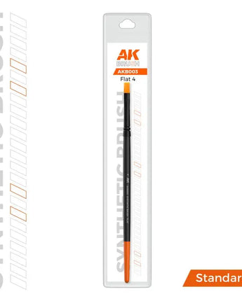 AKI Flat Brush: Synthetic No. 4