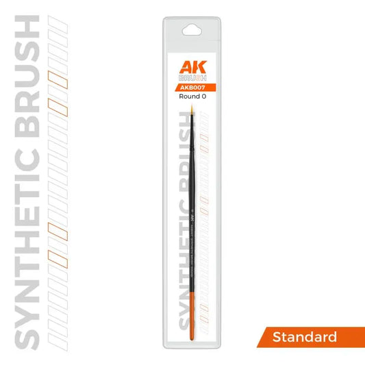 AKI Round Brush: Synthetic No. 0