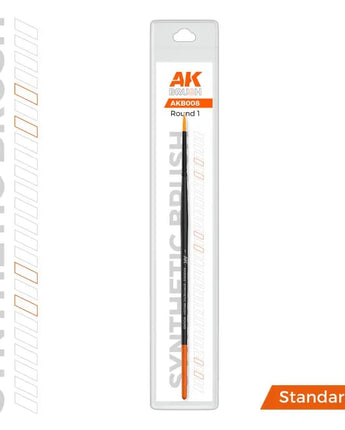 AKI Round Brush: Synthetic No. 1