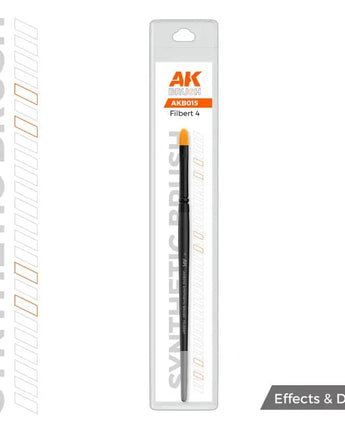 AKI Filbert Brush: Synthetic No. 4
