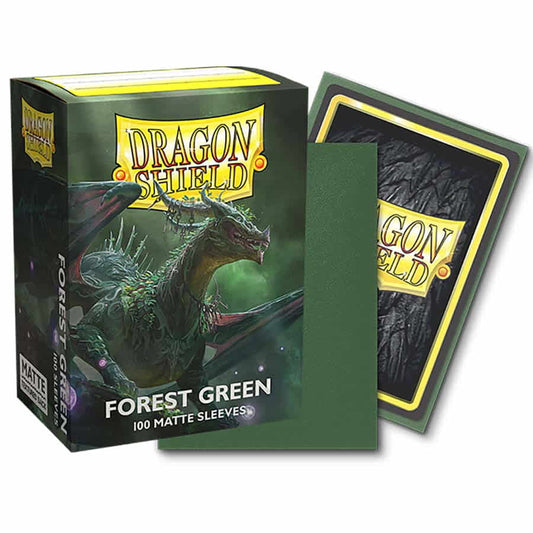 Dragon Shield 100ct Matte - Forest Green