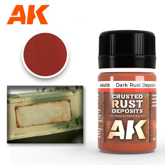 Dark Rust Crusted Deposits Enamel Effects 35ml