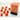 Chessex Dice: Vortex 12mm D6 (36) - Orange/Black