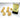 Chessex Dice: Translucent 7-Die RPG Set - Yellow/White