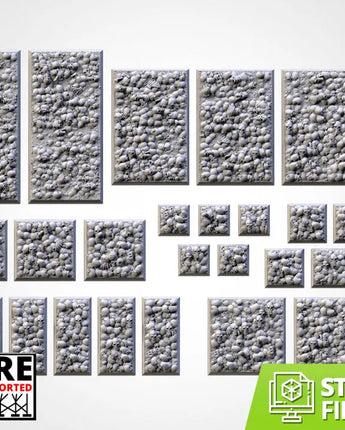 Death Skulls Bases (Square)