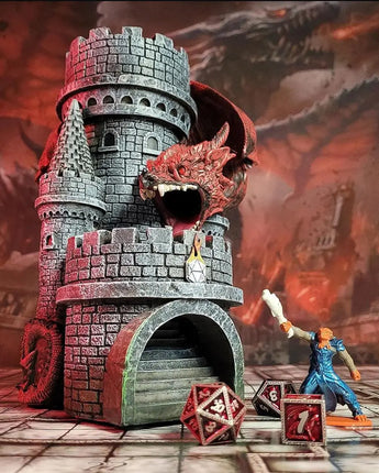 Dragon’s Keep Dice Tower (Red)
