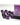 Chessex Dice: Translucent 16mm D6 (12) - Purple/White