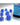 Chessex Dice: 7-Die RPG Set - Frosted: Blue/White