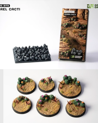 Gamers Grass - Basing Bits - Barrel Cacti