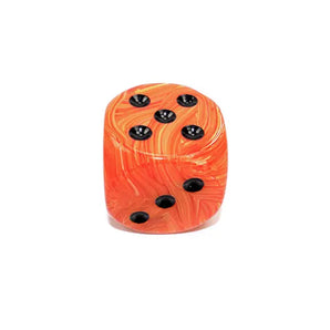 Chessex Vortex 50mm Dice - Orange/Black