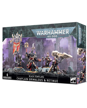 Black Templars Chaplain Grimaldus & Retinue