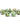 Chessex Mega-Hedrals 7-Die Set - Green/Dark Green