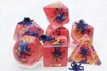 Foam Brain Inclusion Dice RPG Dice Set (7) - Baby Triceratops