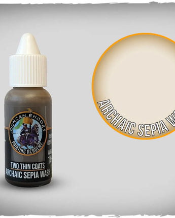 Two Thin Coats Archaic Sepia Wash