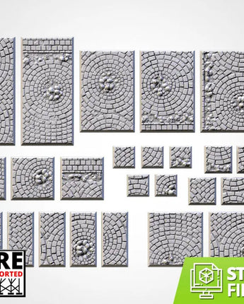 Medieval Road Bases (Square)