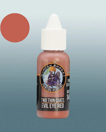 Two Thin Coats Evil Eye Red
