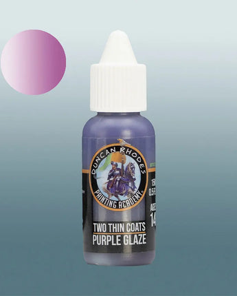Two Thin Coats Purple Glaze