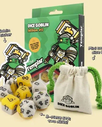 Dice Goblin Templar RPG Dice (8 pcs)