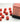 Chessex Dice: Opaque 12mm D6 (36) - Orange/Black