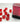 Chessex Dice: Translucent 12mm D6 (36) - Red/White