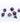 Chessex Dice: Mini 7-Die RPG Set - Gemini: Black-Purple/Gold