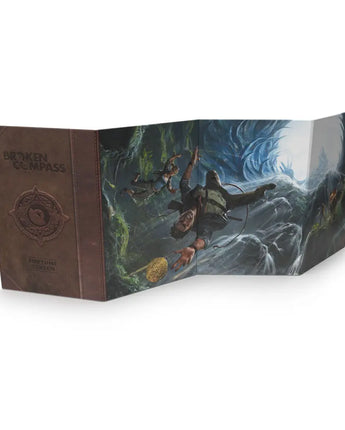 Broken Compass Adventure Narrator Acessory Kit | Roleplaying Game Inspired by Adventure Movies | Fun RPG for Kids and Adults | Ages 14+ | 2-5 Players | Average Playtime 120+ Minutes | Made by CMON