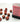 Chessex Dice: Gemini 12mm D6 (36) - Black-Red/Gold