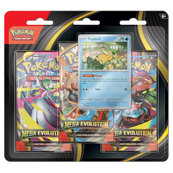 (PRESALE) Pokemon Mega Evolution ME1 3-Pack Blister