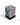 Chessex Dice: Gemini 12mm D6 (36) - Black-White/Pink
