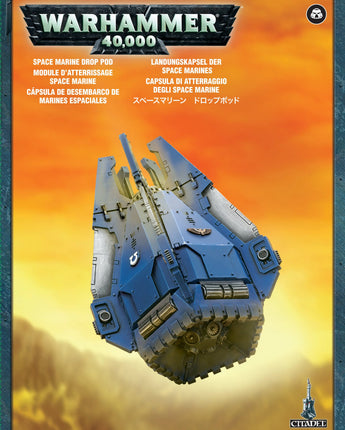 Space Marines Drop Pod