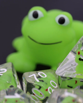 Frog RPG Inclusion Dice Set